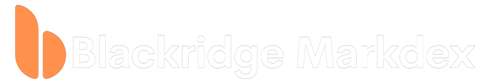 Blackridge MARKDEX